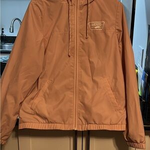 Vans Pink Utility Jacket with Hood and Zipper